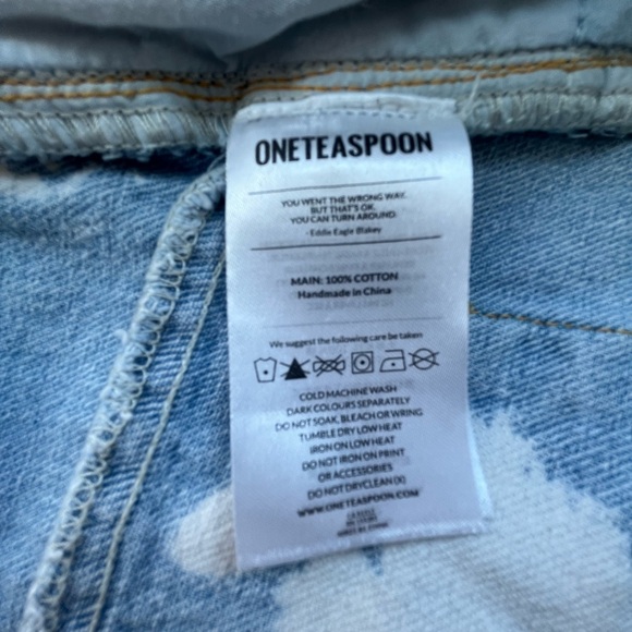 NWOT One Teaspoon Sea Drifter Vanguard Denim Skirt - Picture 9 of 11